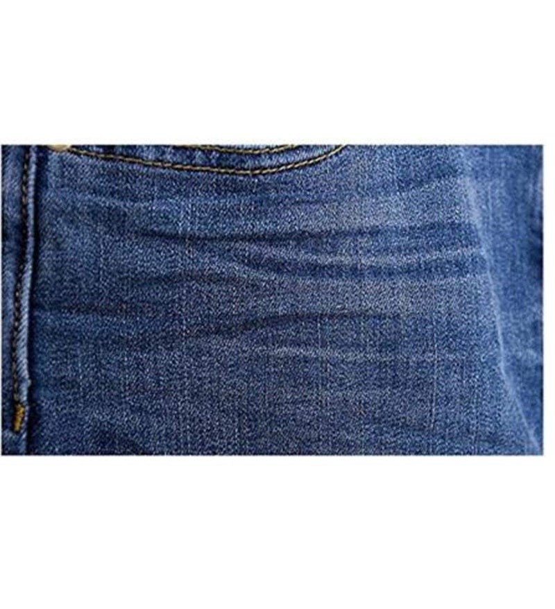 Skirt BL تنورة جينز ماكسي نسائية - تنورة جينز طويلة عالية الخصر على شكل حرف A للسيدات - تنورة جينز زرقاء, زرقاء, 10 - Image 4